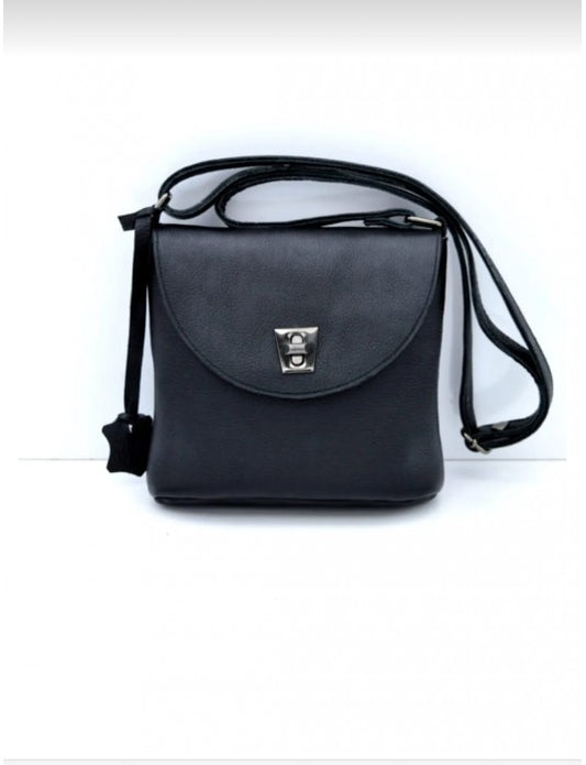 ANKA Cross Body Bag - Black (By Antique Collection)