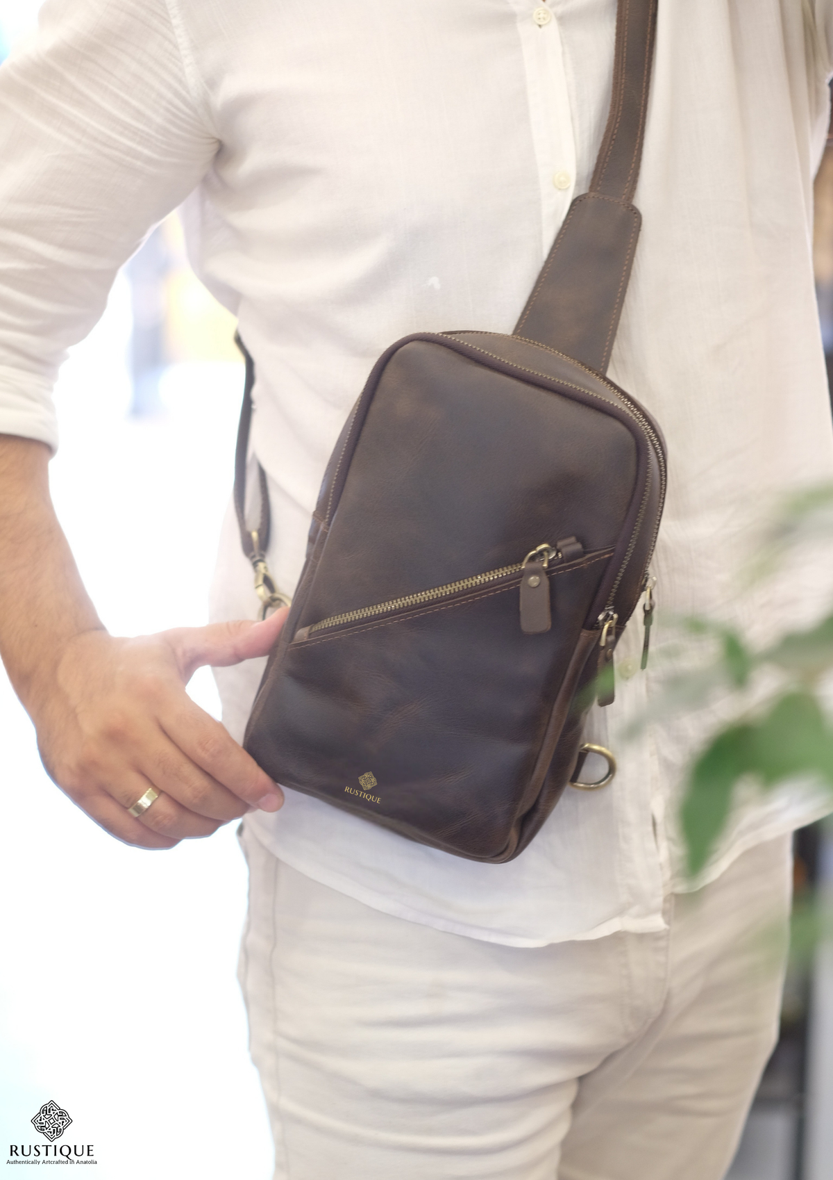 Dervish Sling Bag | Chestnut