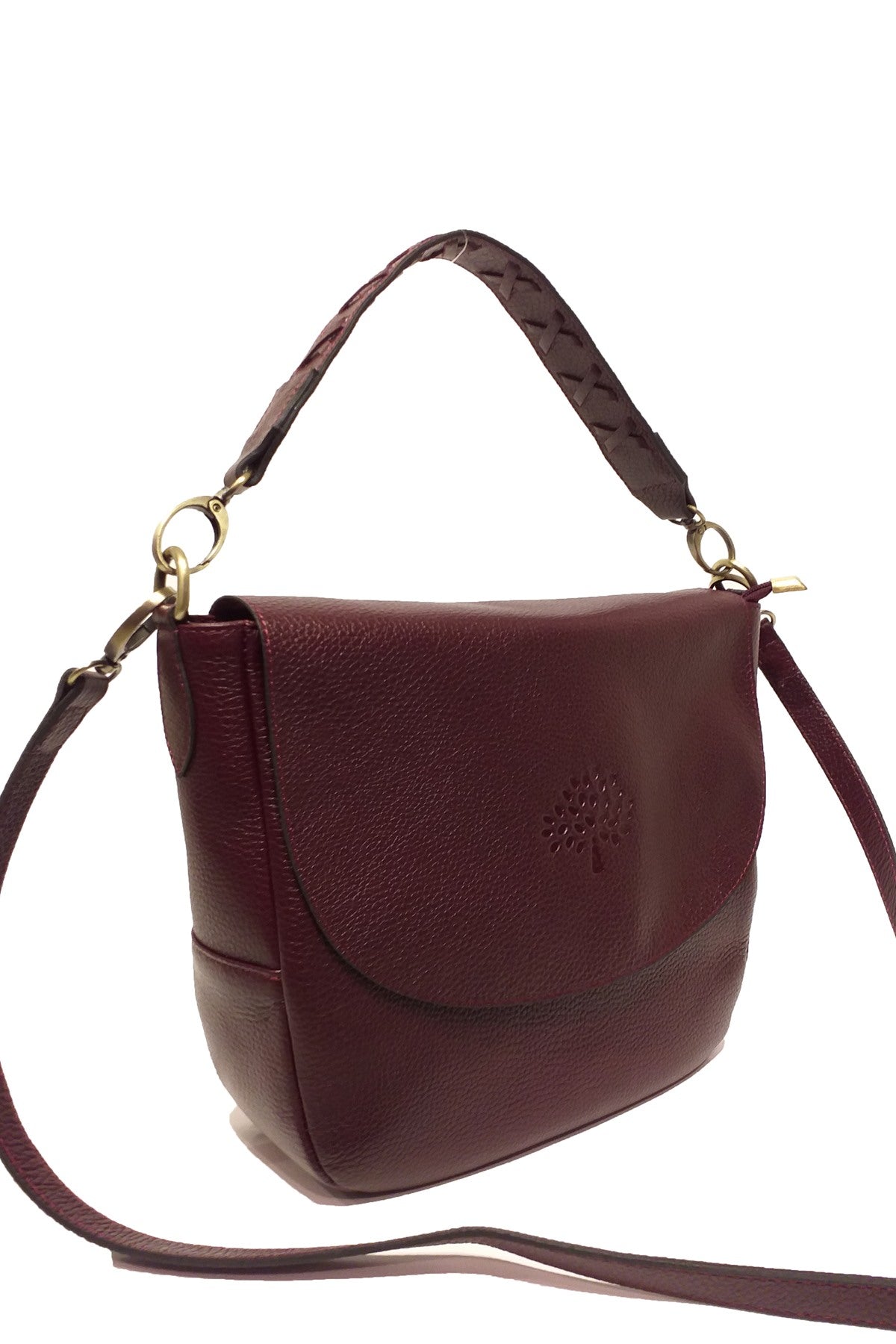 ELEGRA Crossbody Bag Maxi - Burgundy