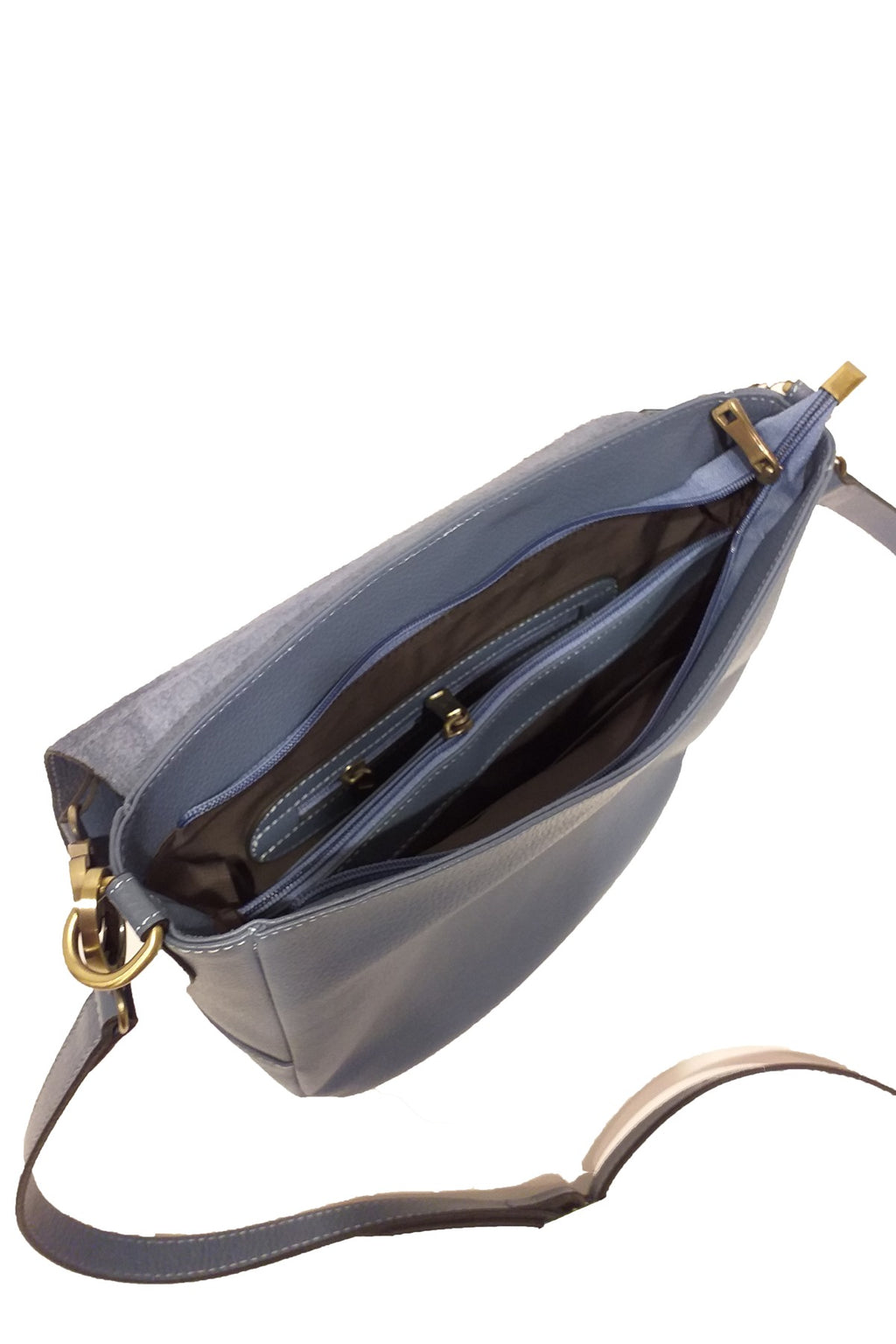 ELEGRA Crossbody Bag Maxi - Jeans Blue