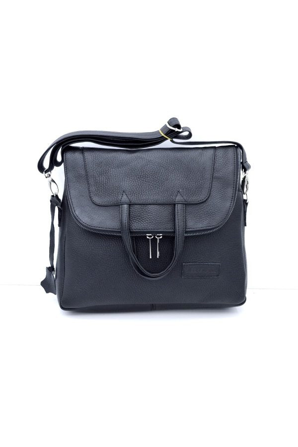 ALAZ Foldable Soft Tote & Hand Bag | Black