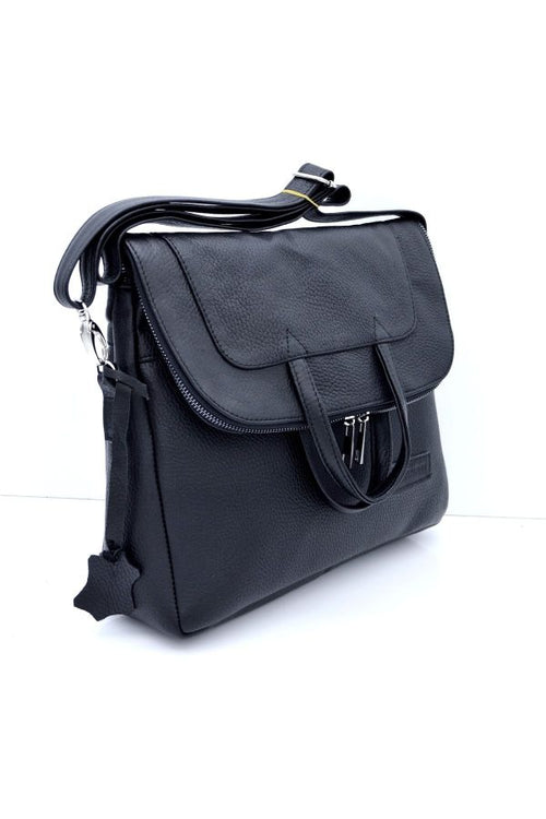 ALAZ Foldable Soft Tote & Hand Bag | Black