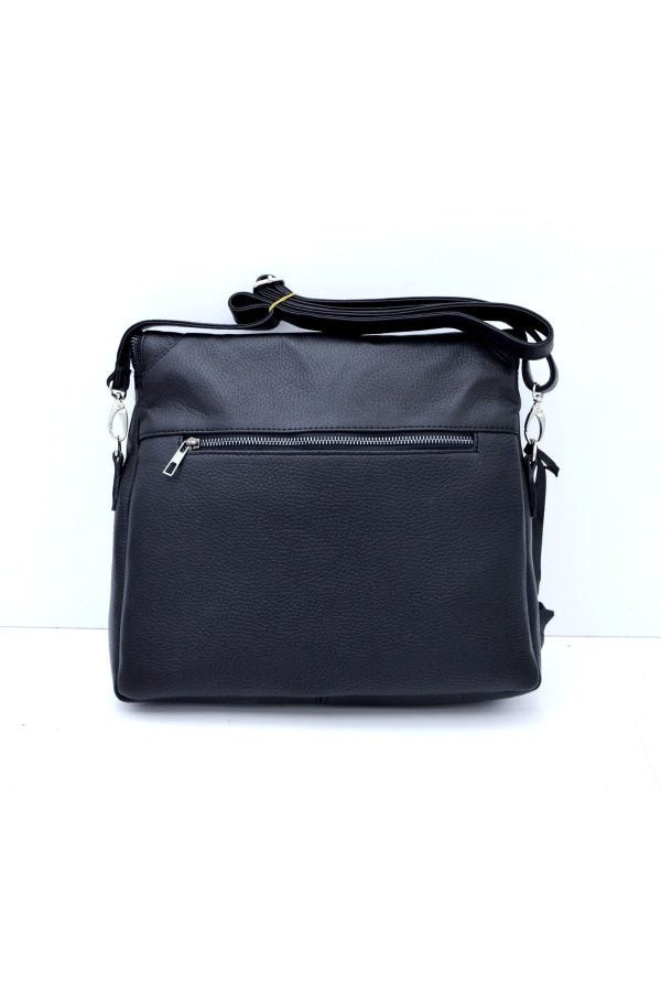 ALAZ Foldable Soft Tote & Hand Bag | Black