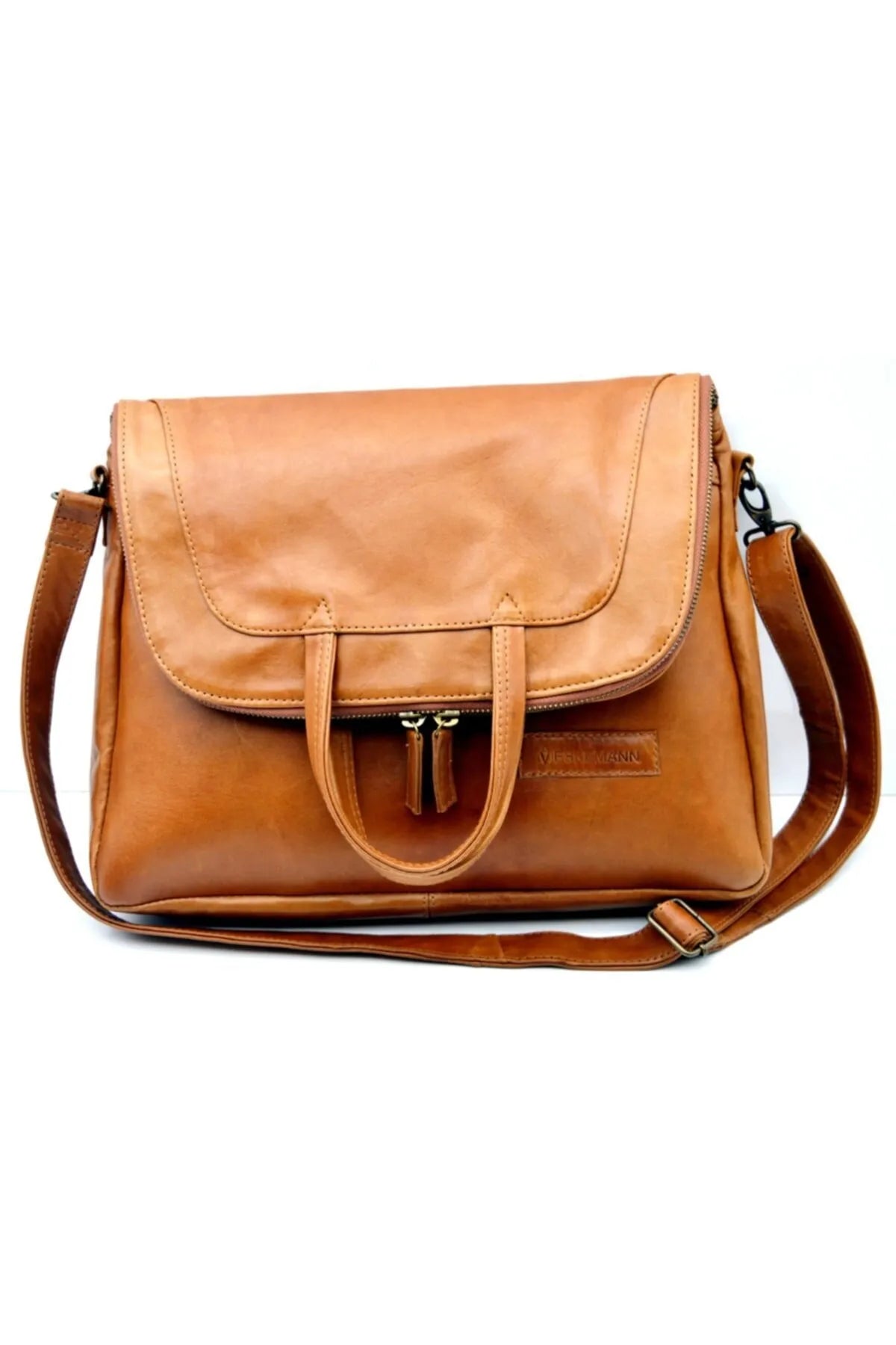 ALAZ Foldable Soft Tote & Hand Bag | Tan