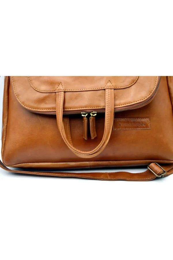 ALAZ Foldable Soft Tote & Hand Bag | Tan