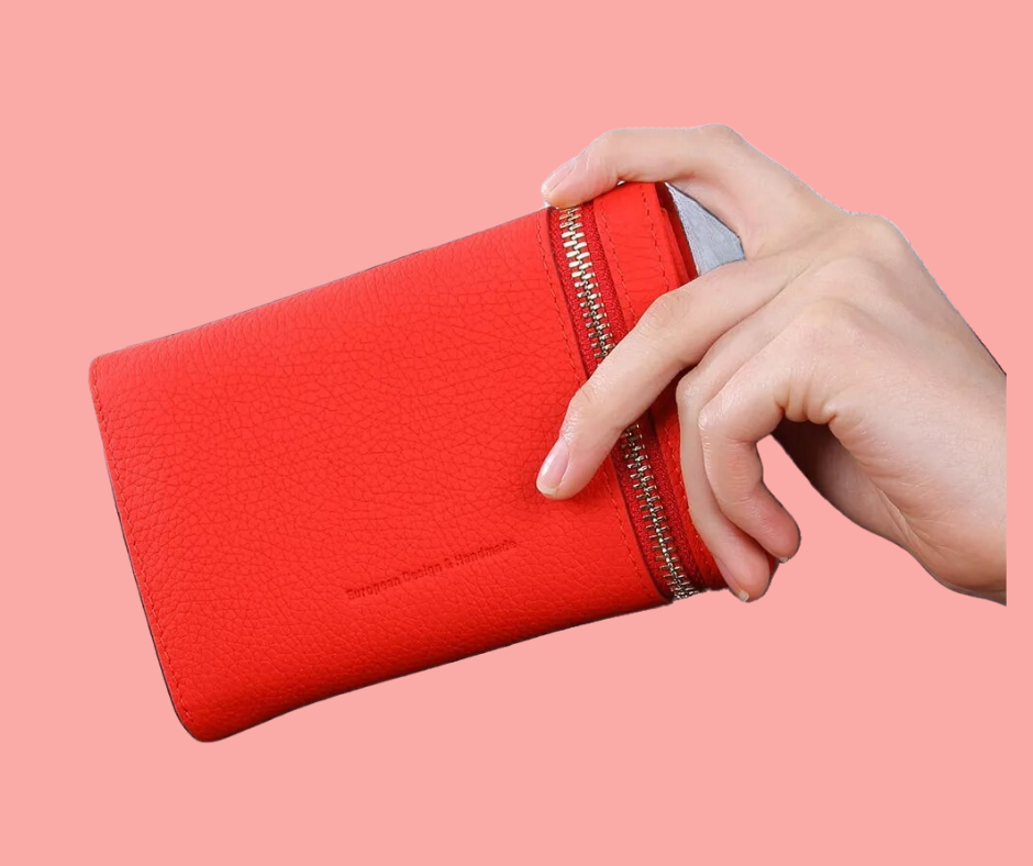 Capadochia Colorful Collection - Women Tall Purse (Red)