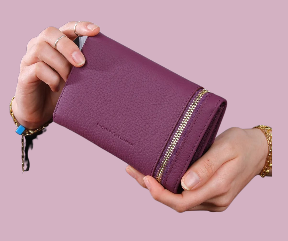 Capadochia Colorful Collection - Women Tall Purse (Red)
