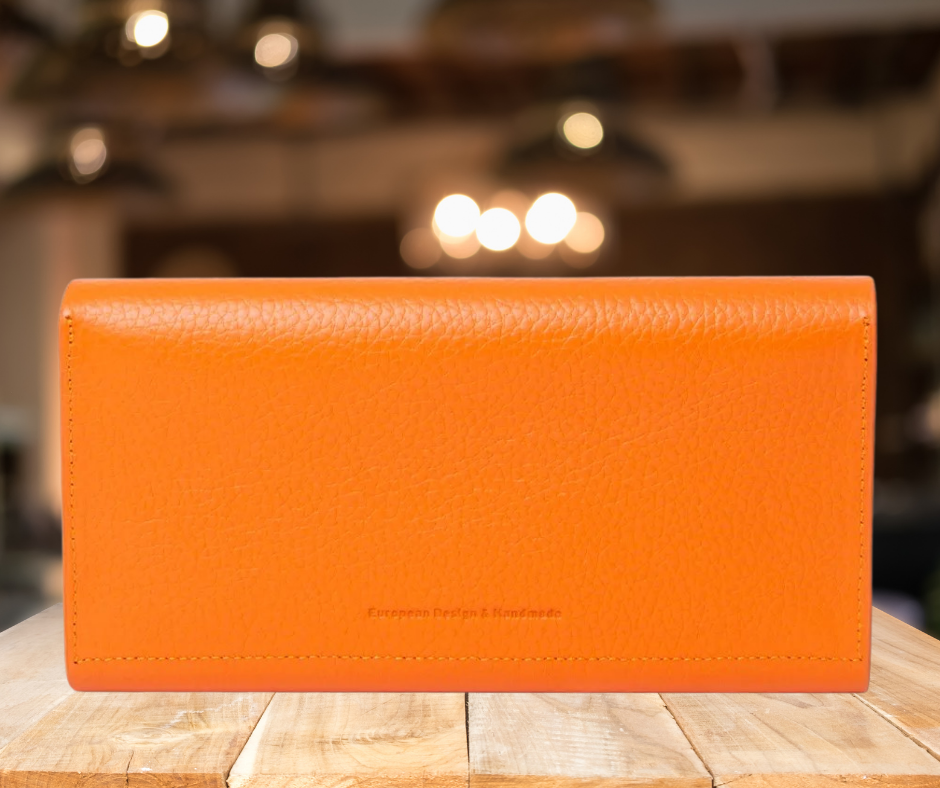 Uniqely You - Women Tall Purse Orange
