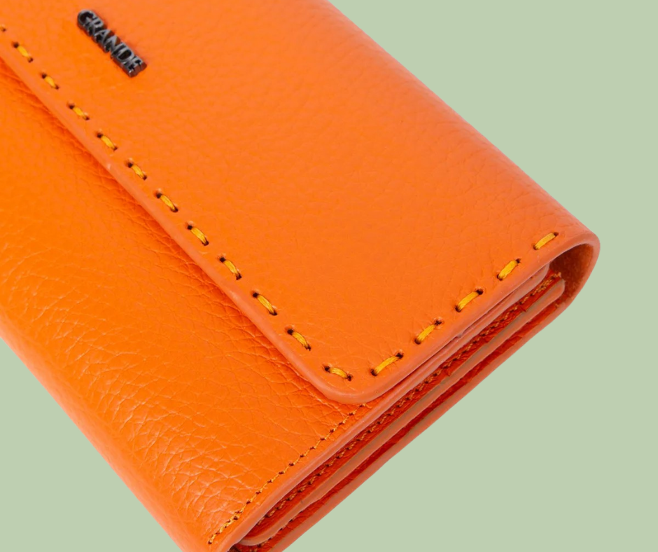Uniqely You - Women Tall Purse Orange