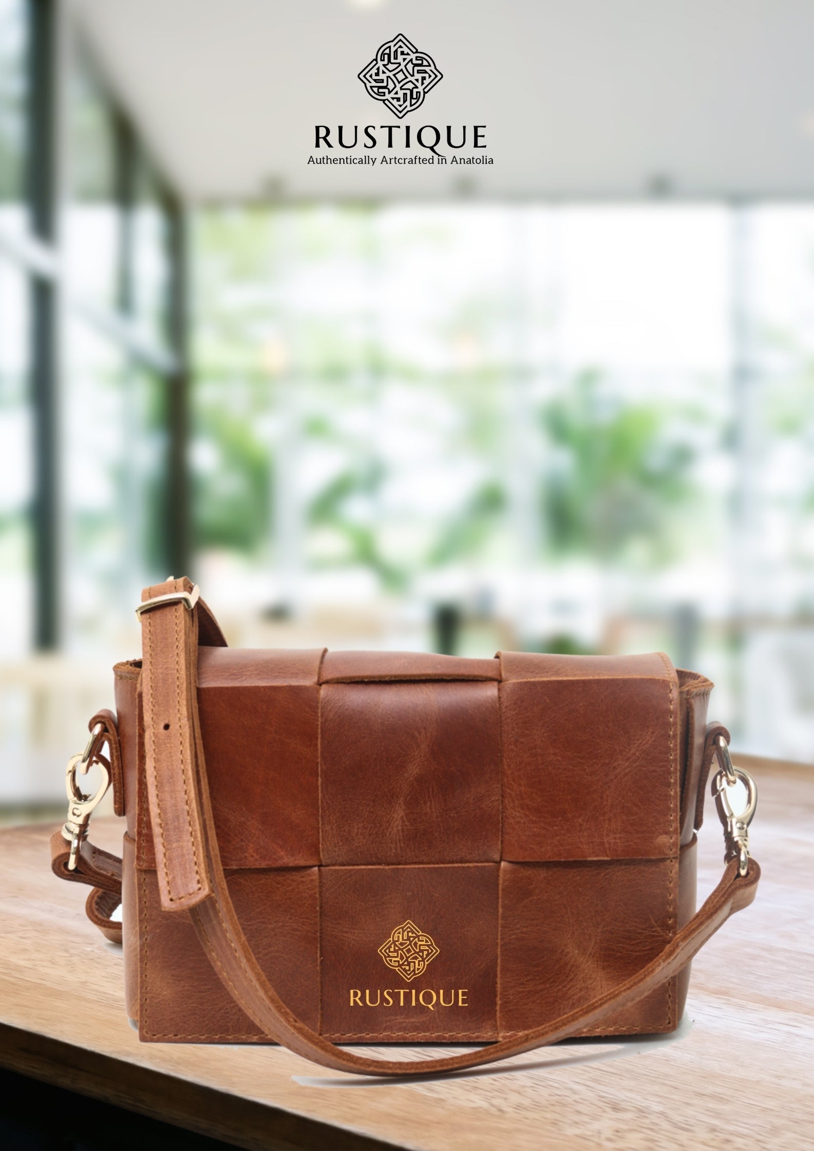 HANZADE Cross Bag - Tan