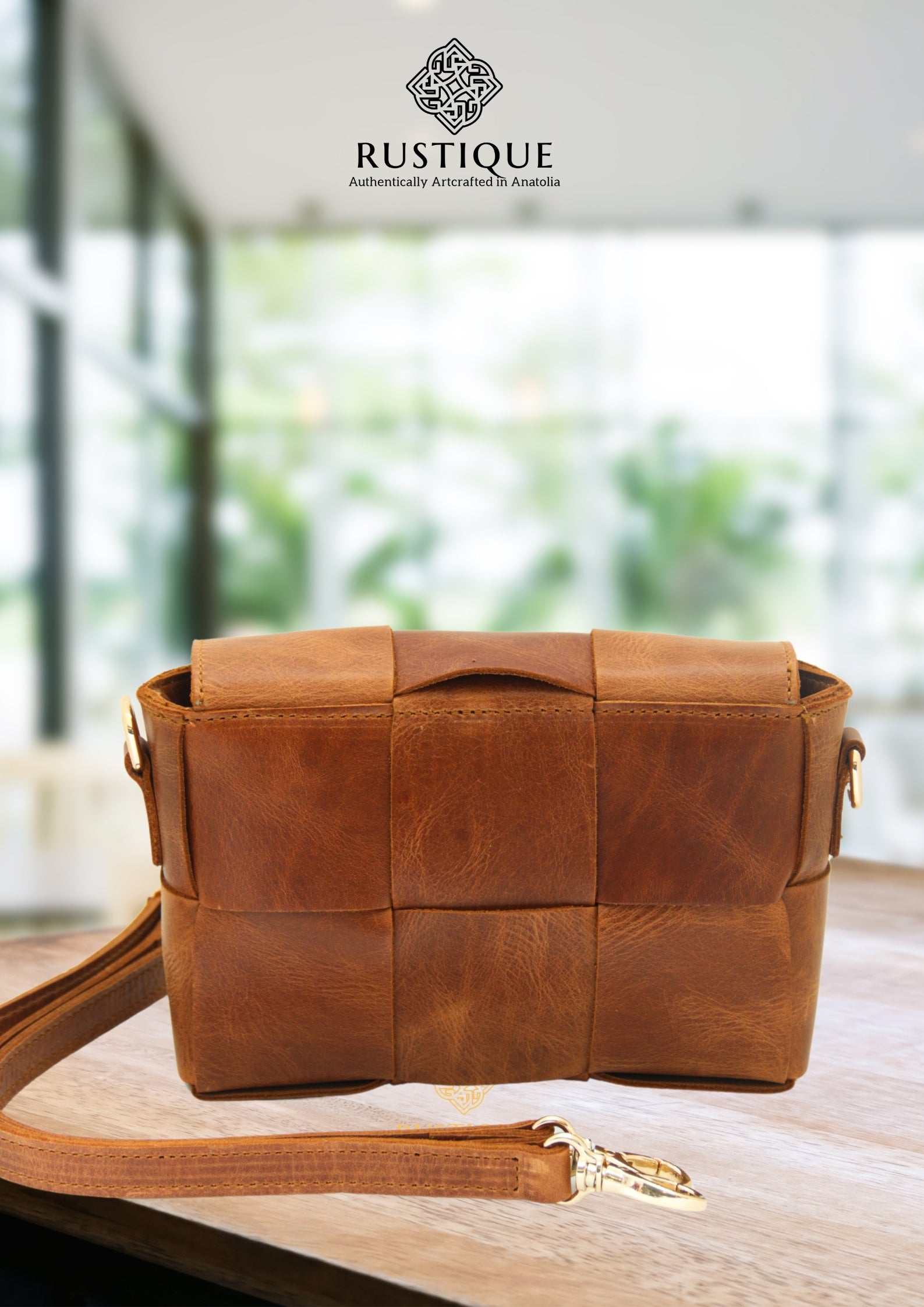 HANZADE Cross Bag - Tan