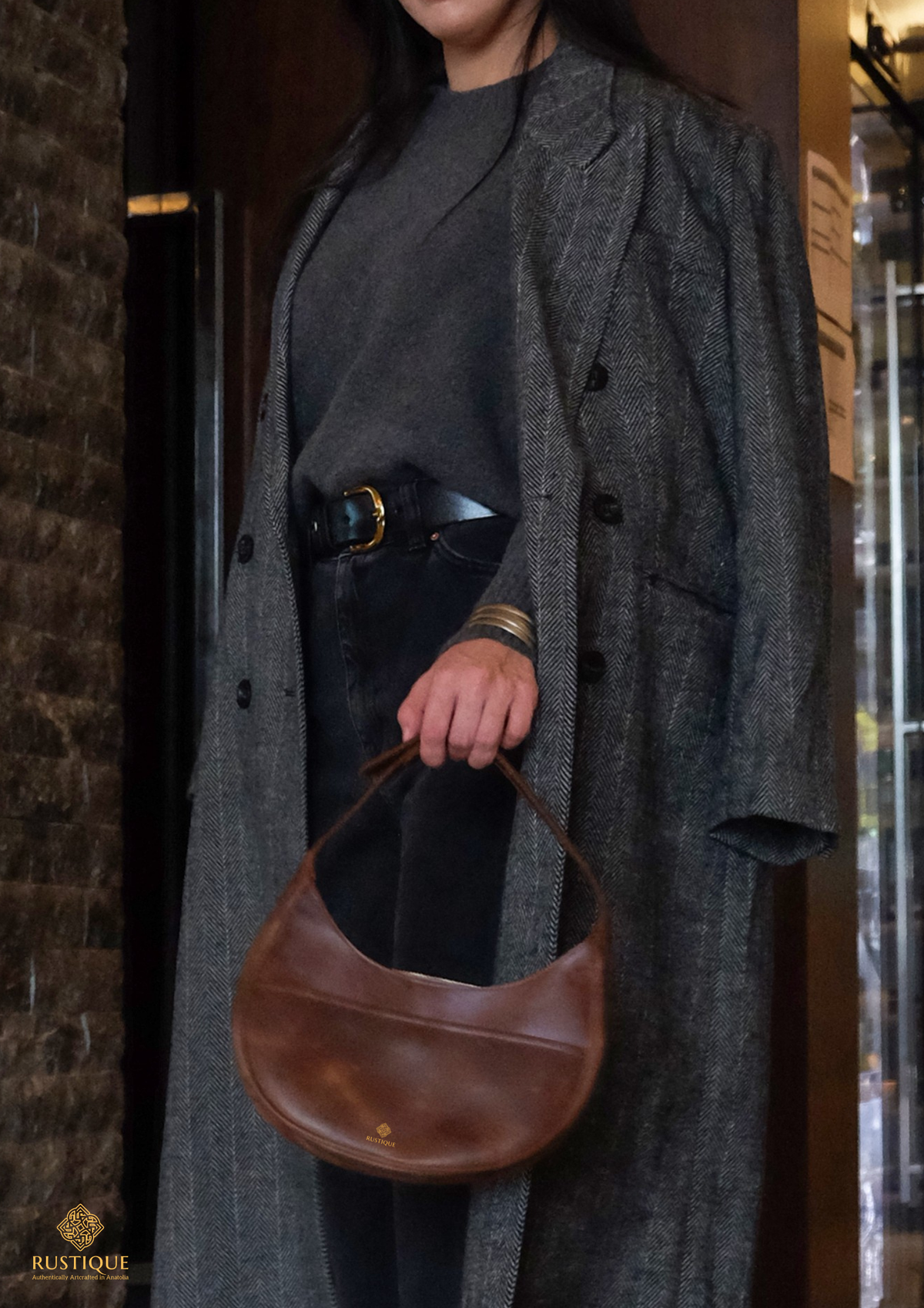 MIHRIMAH Shoulder Bag | Chestnut