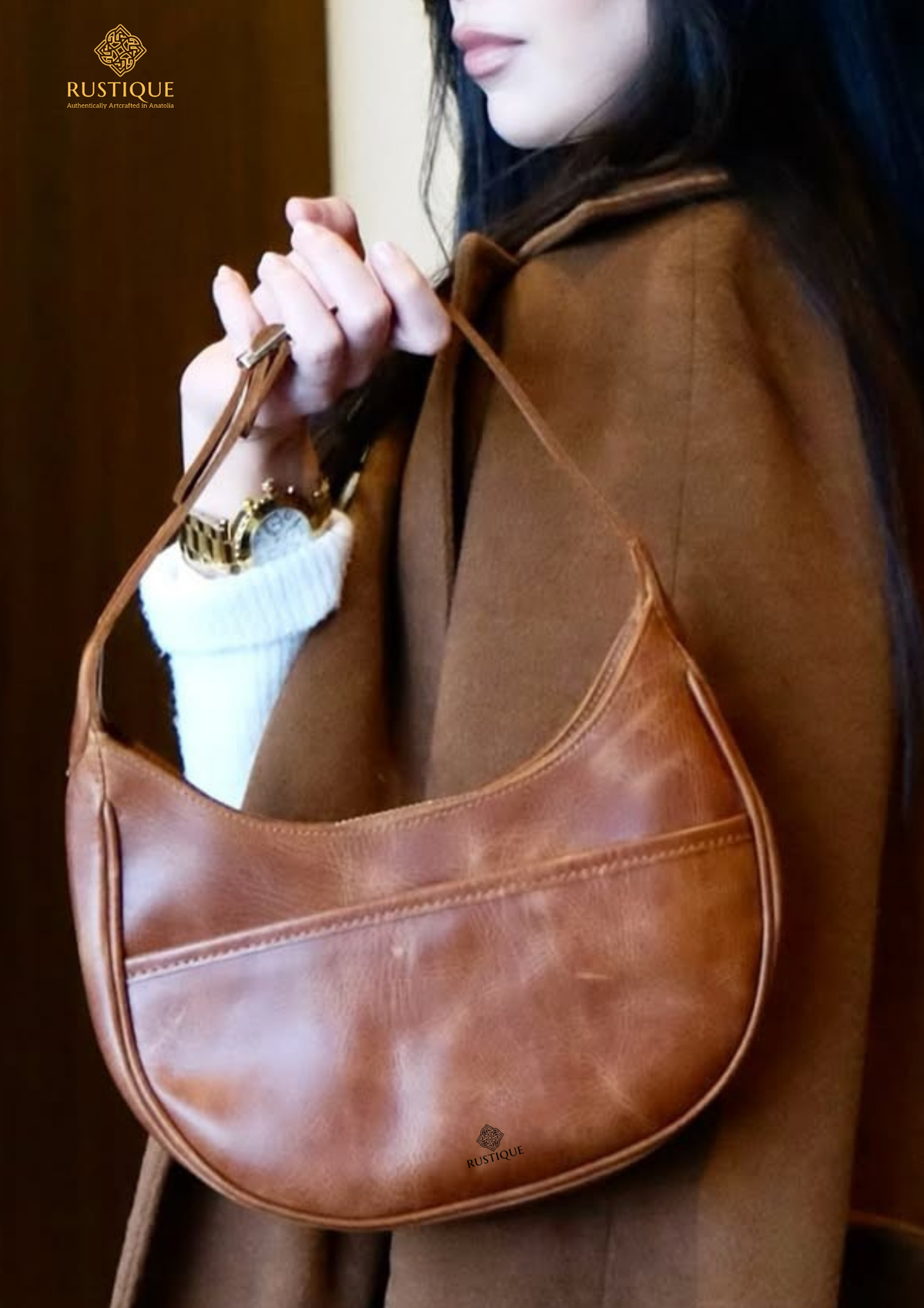 MIHRIMAH Shoulder Bag | Chestnut