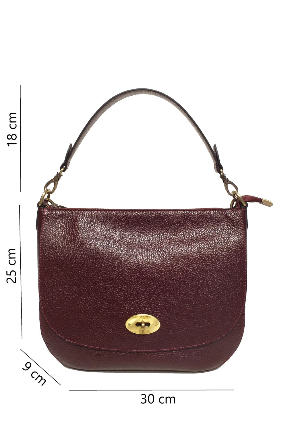 ELIF Cross Body Bag - Burgundy