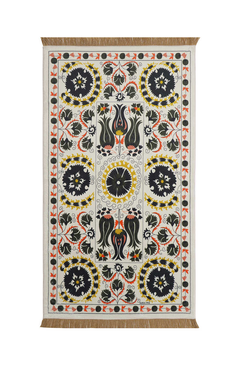 PRAYAMA Bamboo Prayer Rug Green