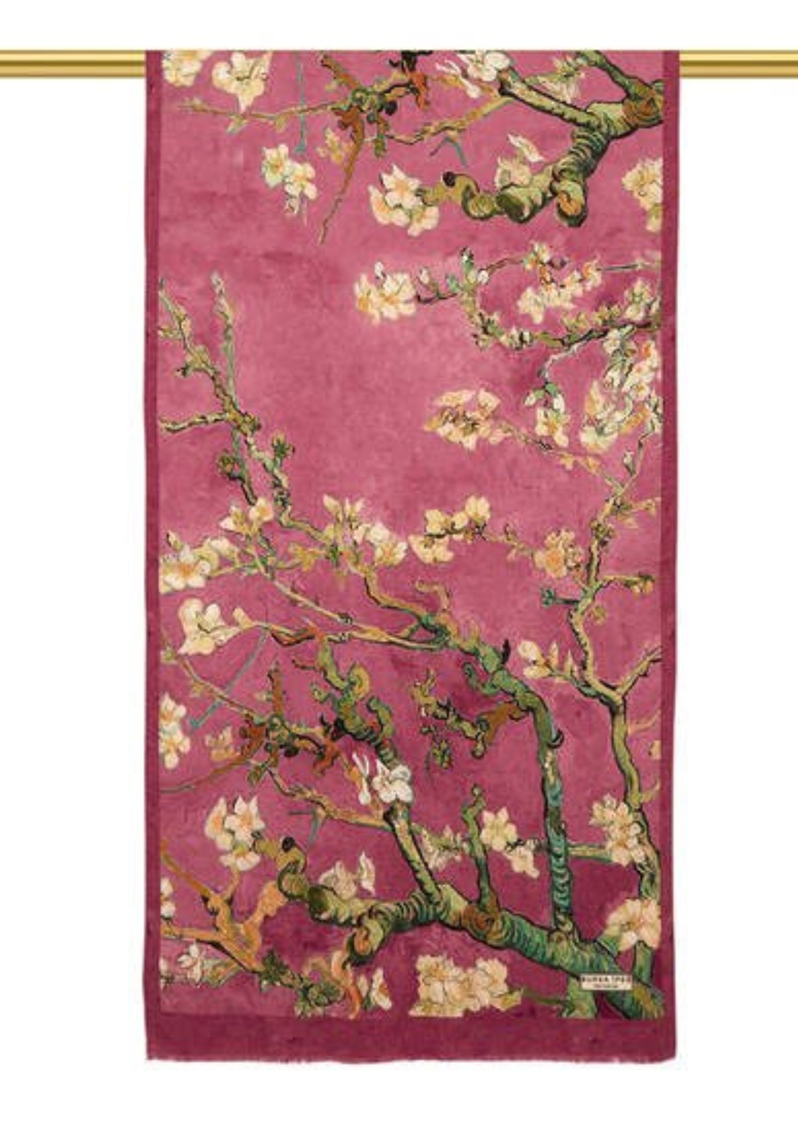 Almond Blossom Silk Foulard | Pink