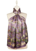 Seidenfoulard „Mandelblüte“ | Lila