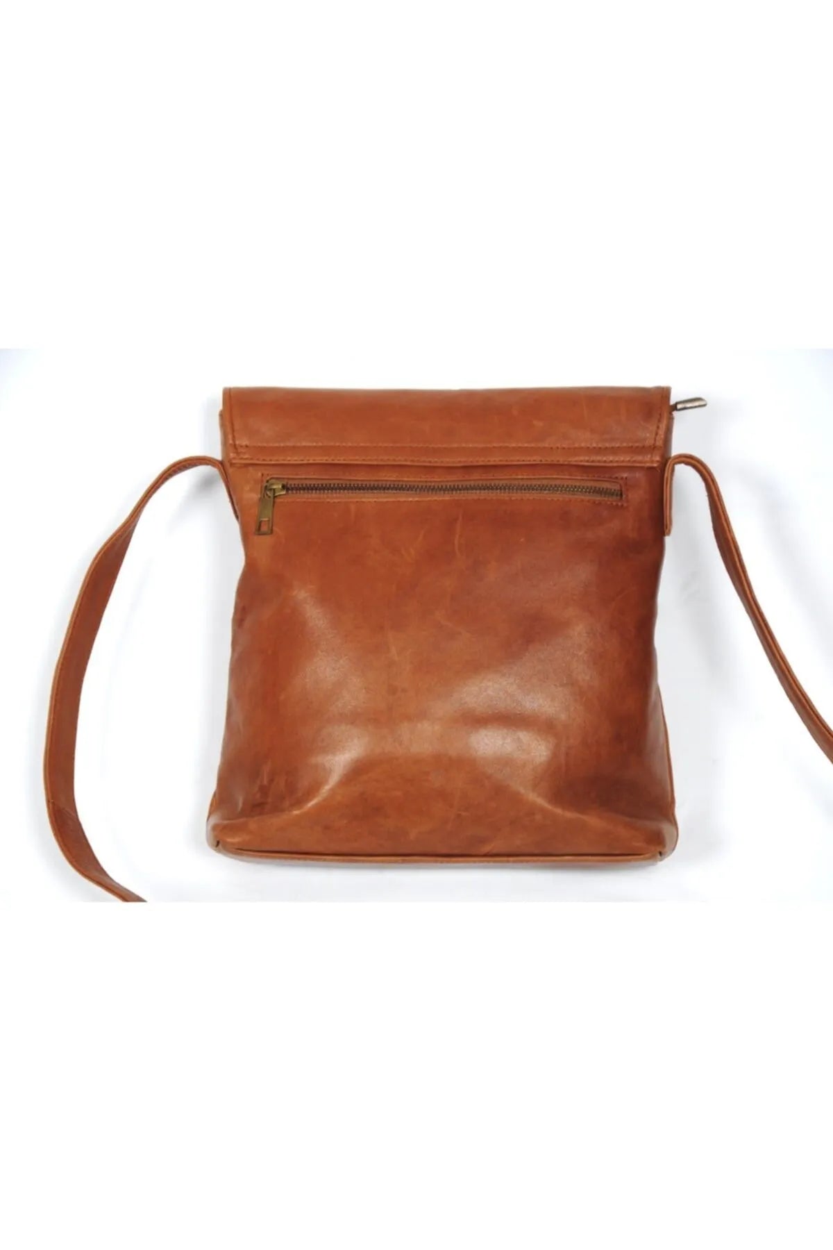 ATUSA Cross Messenger Bag  | Camel Tan
