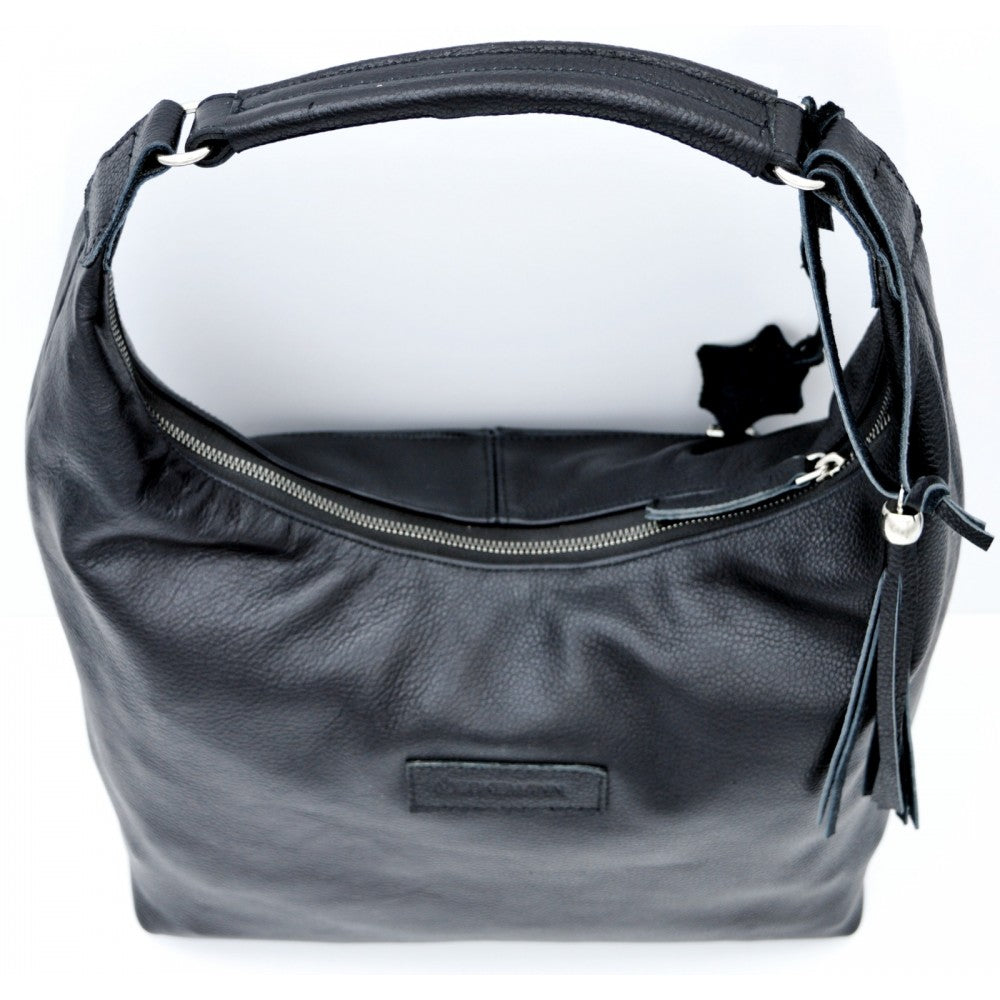 ARINNA Puffy Tote Bags | Black