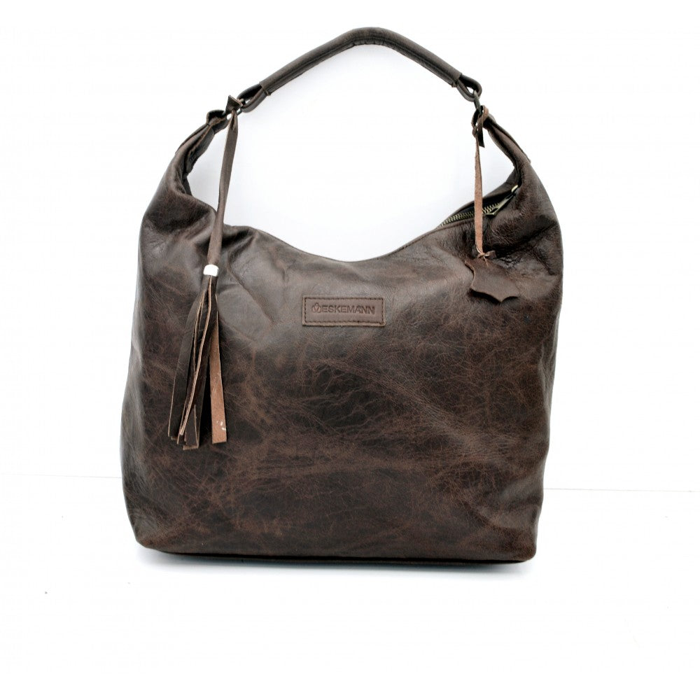 ARINNA Puffy Tote Bags | Chestnut