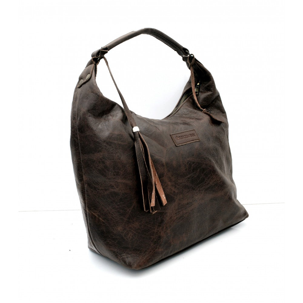 ARINNA Puffy Tote Bags | Chestnut