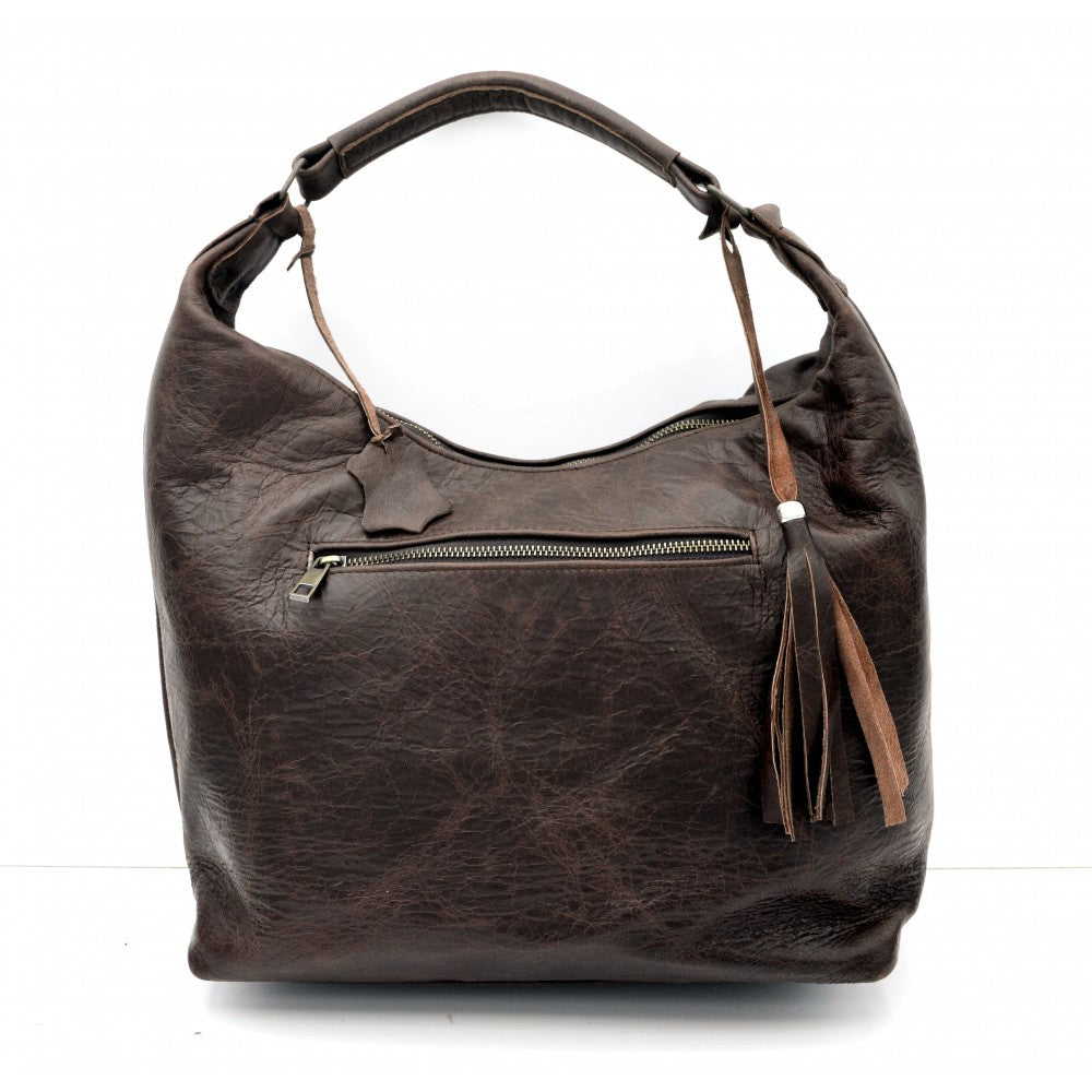 ARINNA Puffy Tote Bags | Chestnut