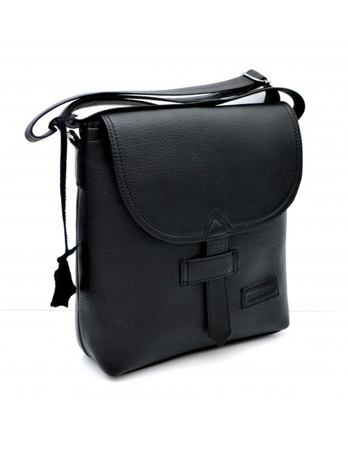 ATUSA Cross Messenger Bag | Black