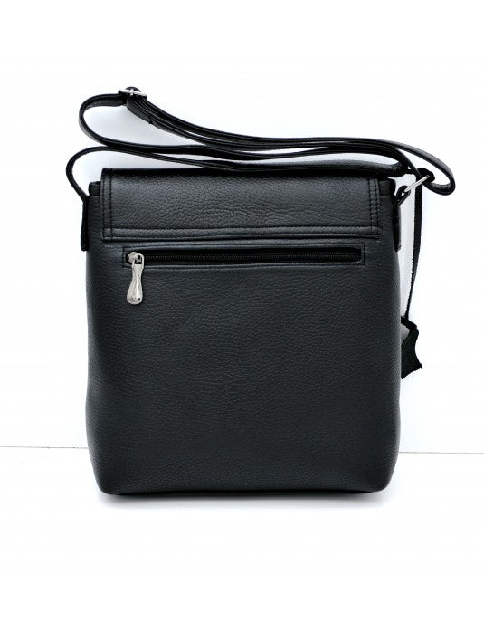 ATUSA Cross Messenger Bag | Black