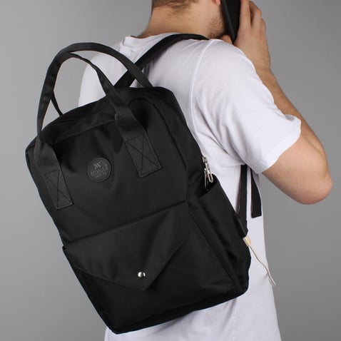 Bizzypack Smart Backpack with USB Charging Port - Mustard Yellow