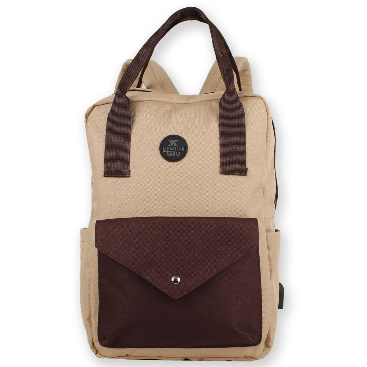 Bizzypack Smart-Rucksack mit USB-Ladeanschluss – Senfgelb