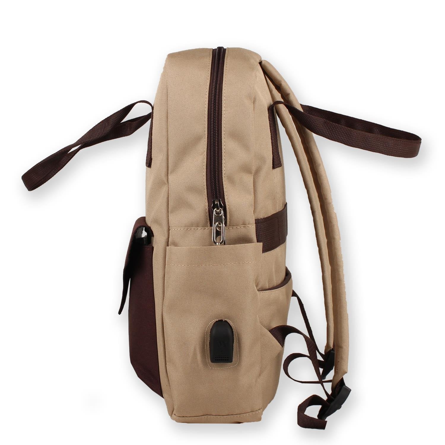 Bizzypack Smart Backpack with USB Charging Port - Khaki Green