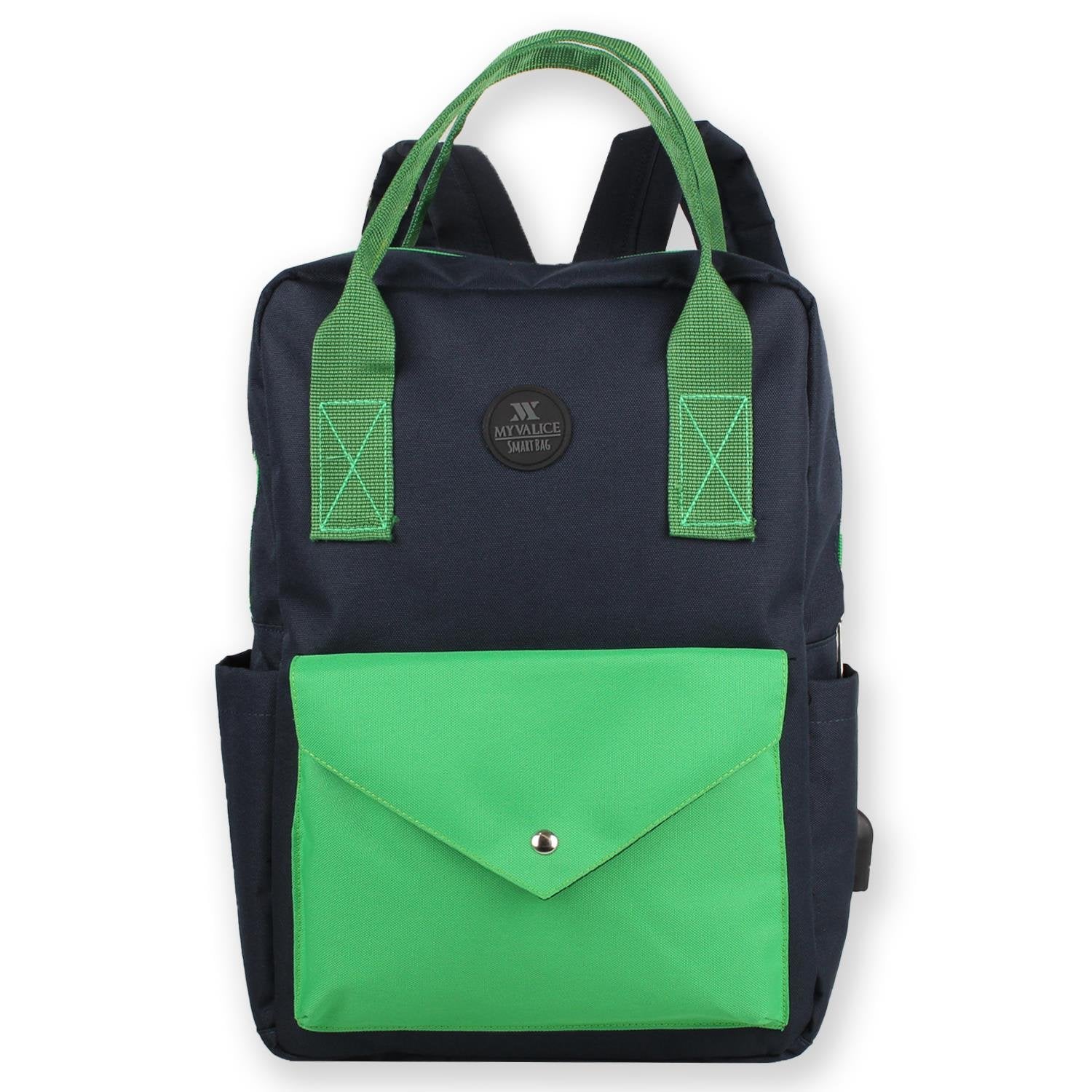 Bizzypack Smart Backpack with USB Charging Port - Khaki Green