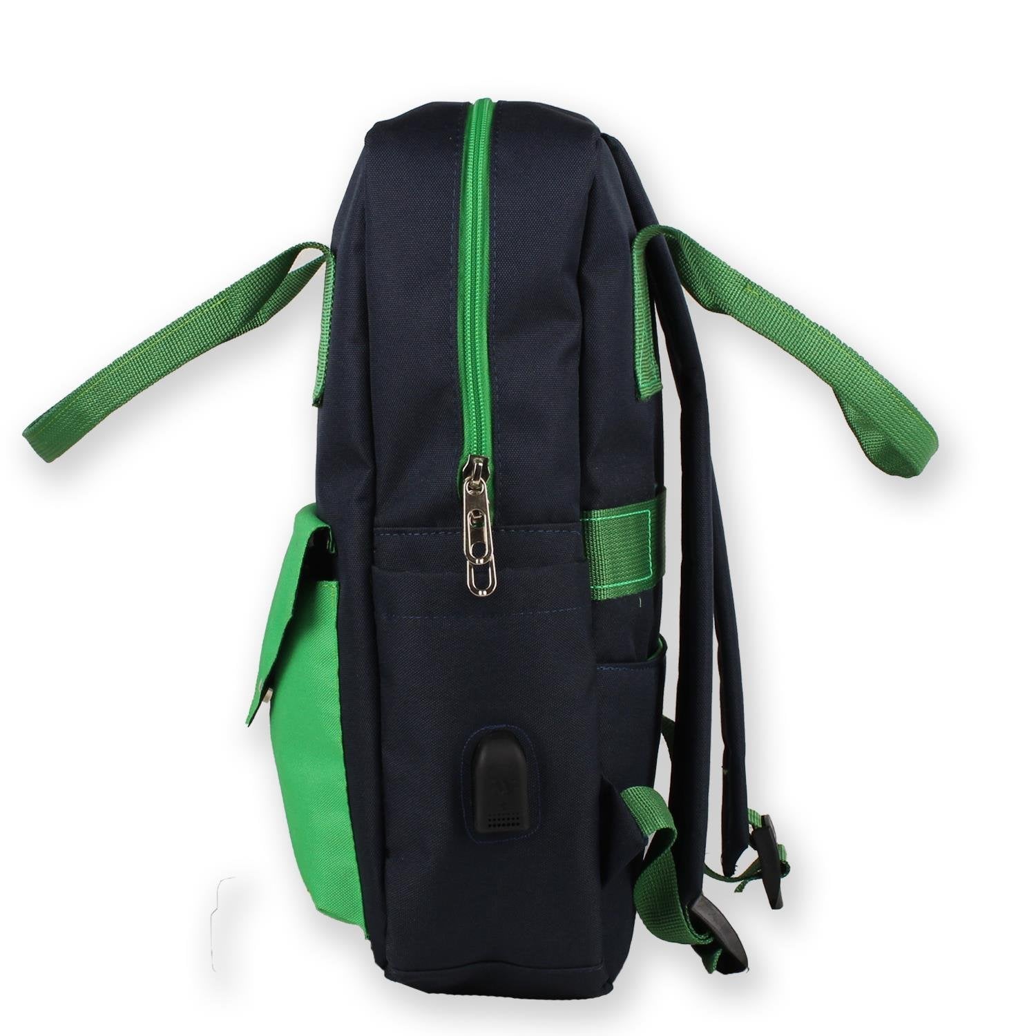 Bizzypack Smart Backpack with USB Charging Port - Khaki Green