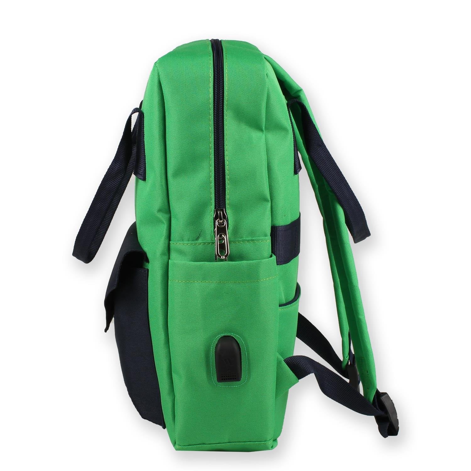 Bizzypack Smart Backpack with USB Charging Port - Khaki Green