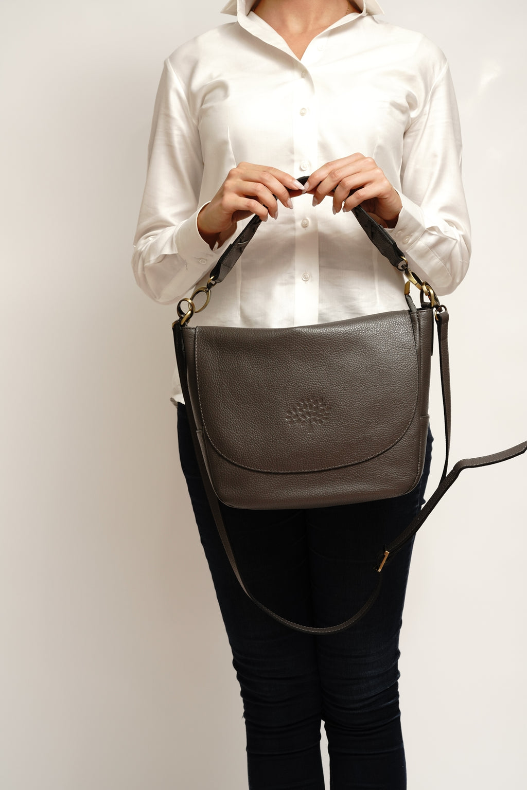 ELEGRA Crossbody Bag Maxi - Gray