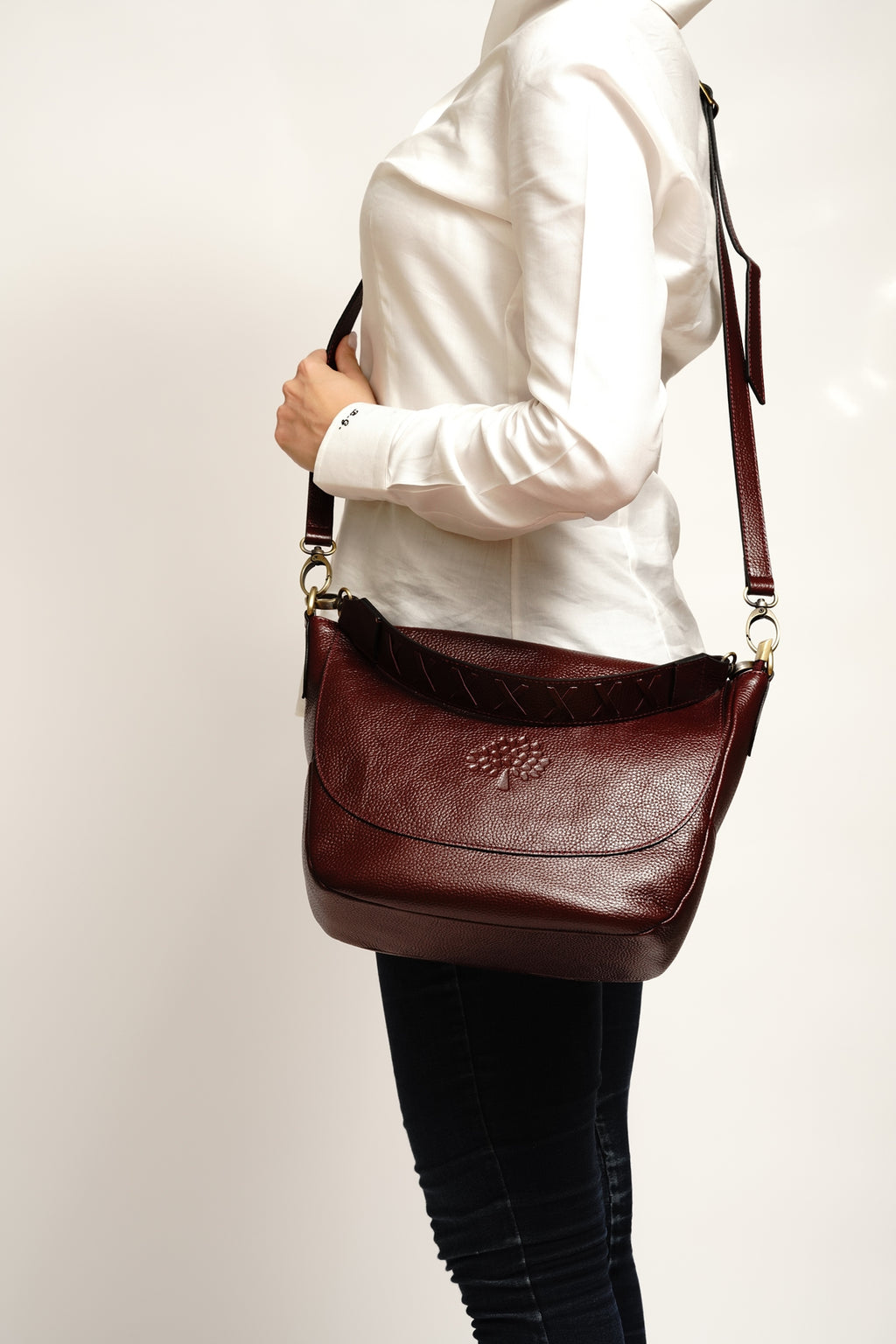 ELEGRA Crossbody Bag Maxi - Burgundy