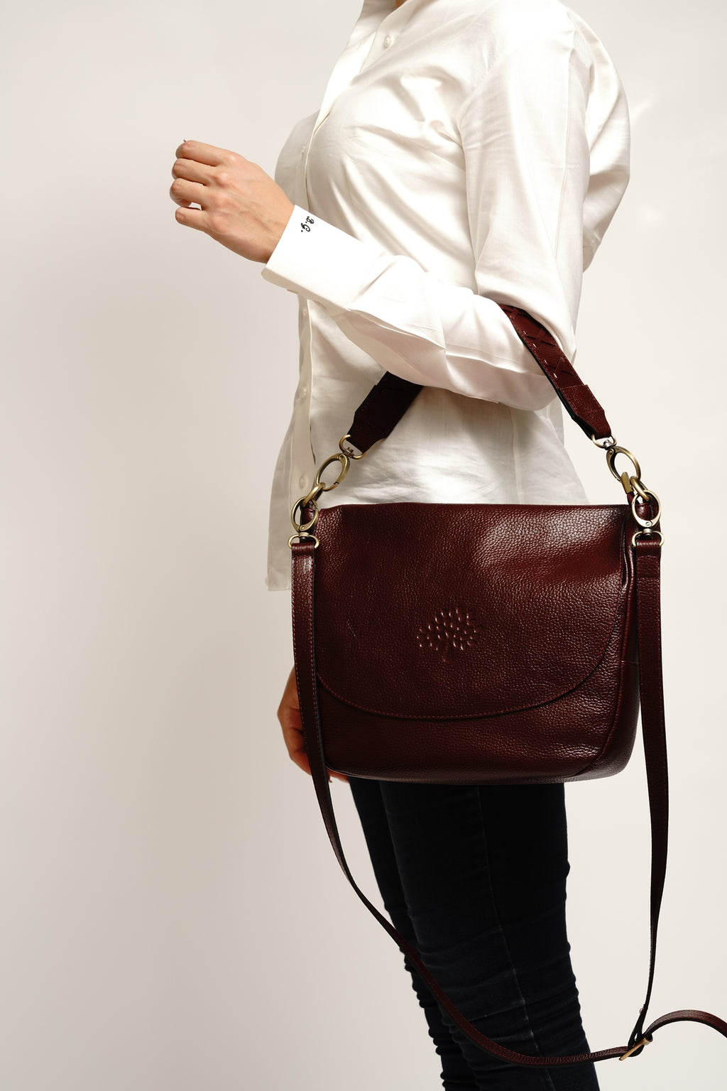ELEGRA Crossbody Bag Maxi - Burgundy