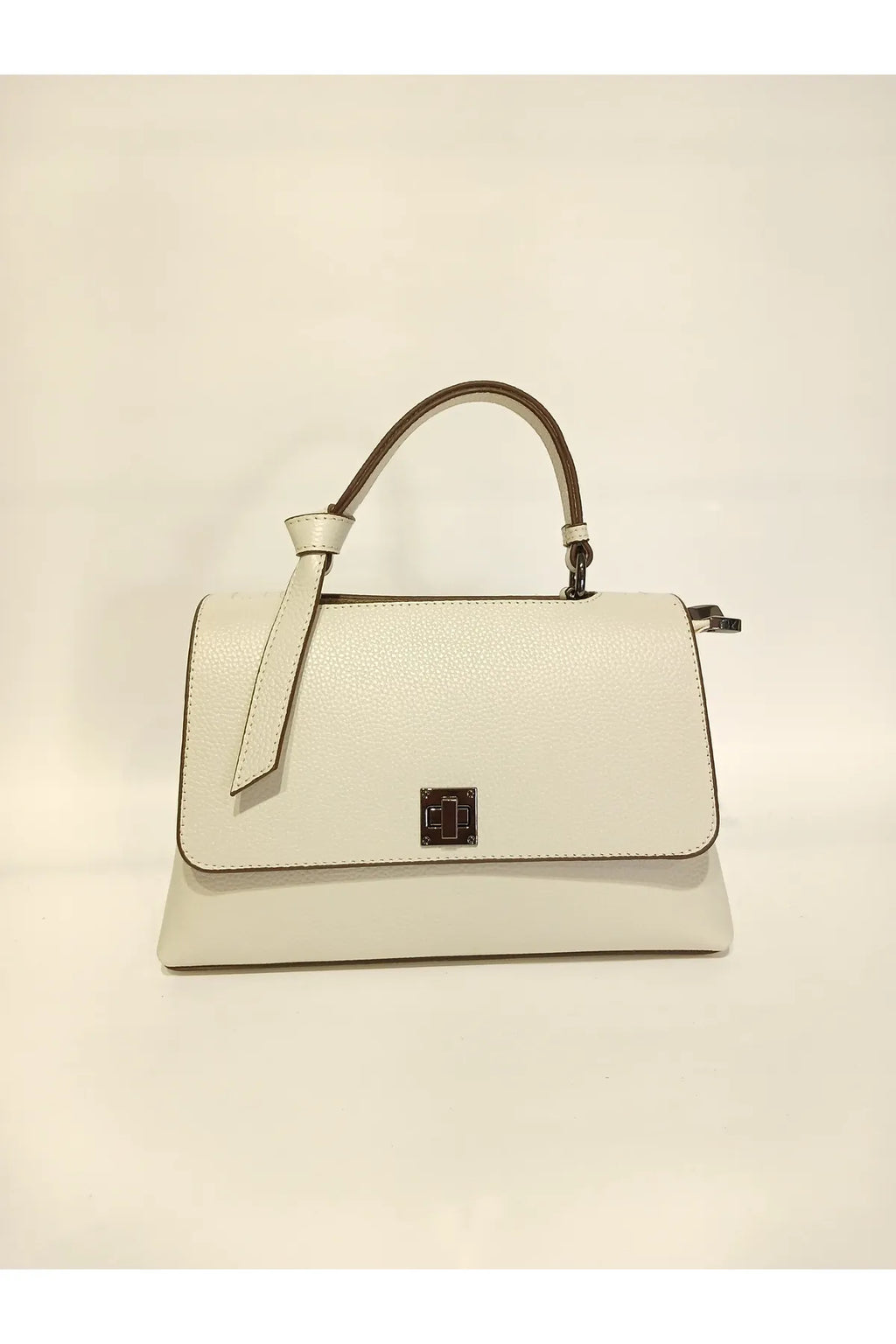 EPHORIA Flap Over Handbag Mini | Tan | Genuine Leather