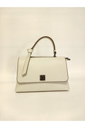 EPHORIA Flap Over Handbag Mini | Cream | Genuine Leather