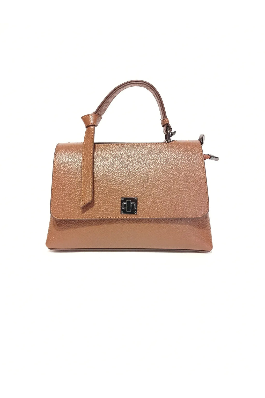 EPHORIA Flap Over Handbag Mini | Cream | Genuine Leather