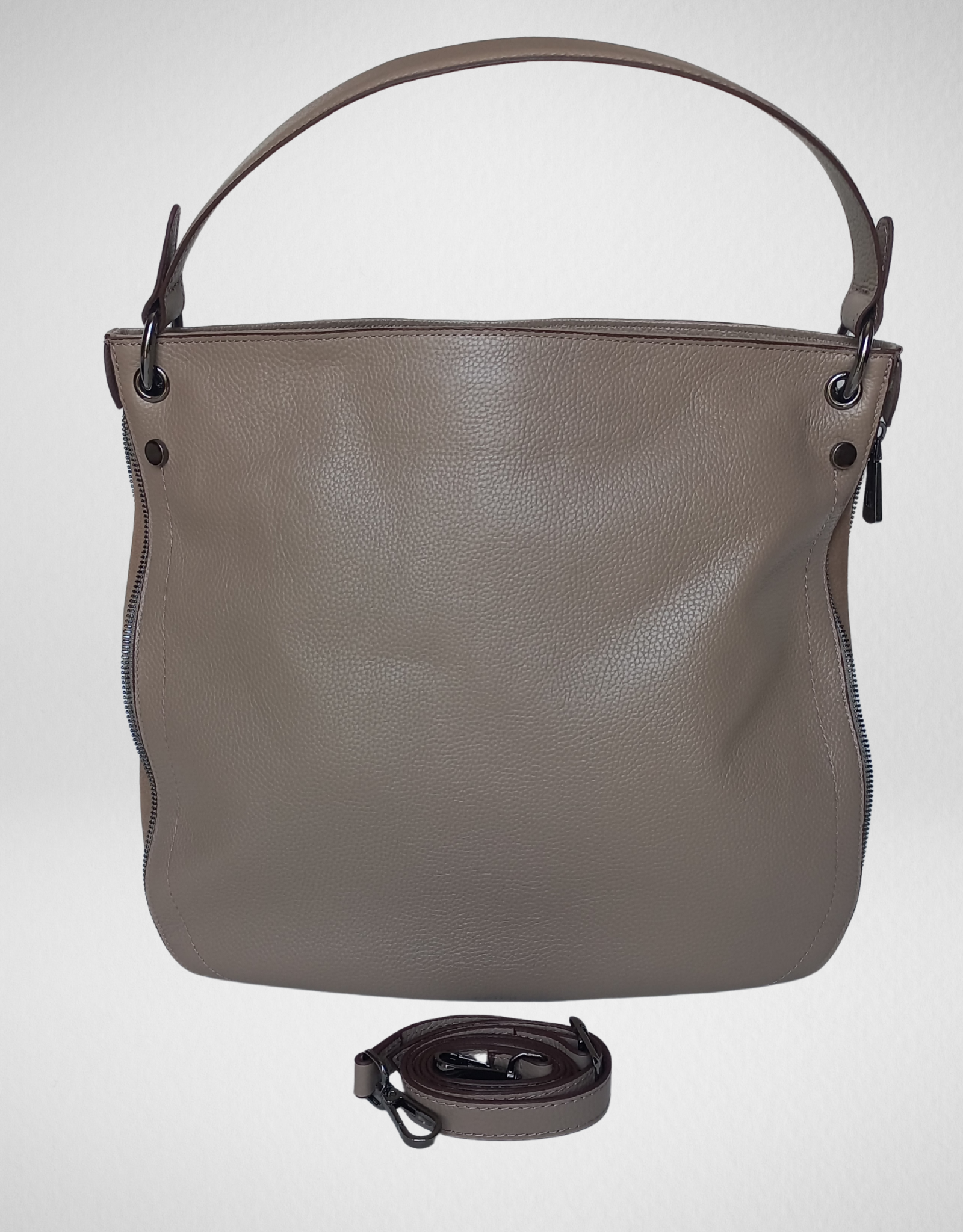 ESPIRION Hobo Tote Bag | Sand Beige