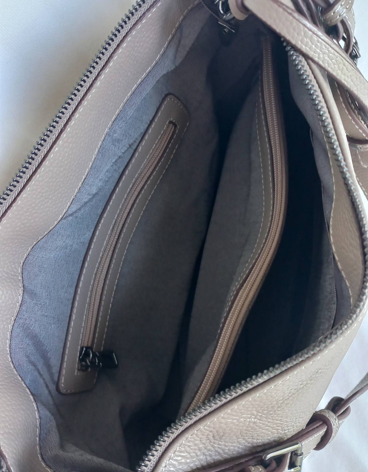 EUDORA Schultertasche | Sandbeige