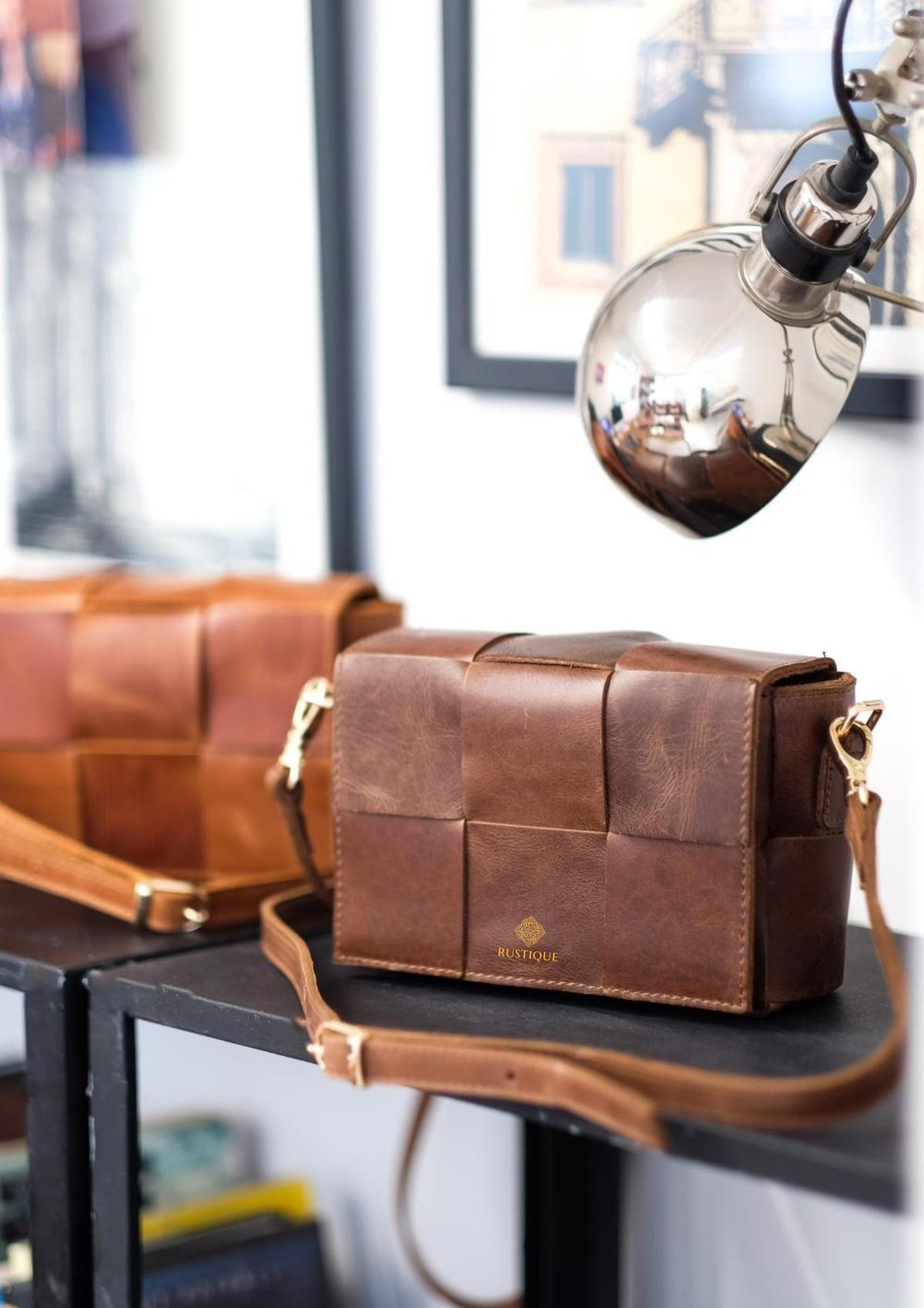 HANZADE Crossbody Bag | Chestnut
