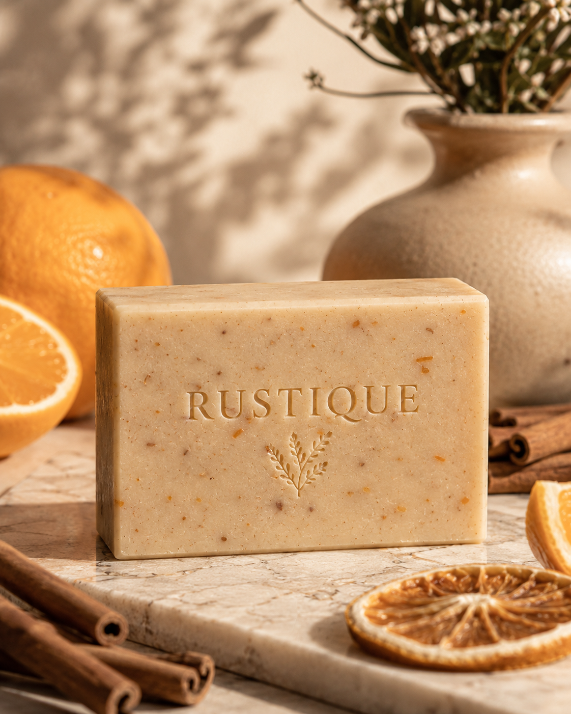 ORANGE & CINNAMON SOAP, 150 g