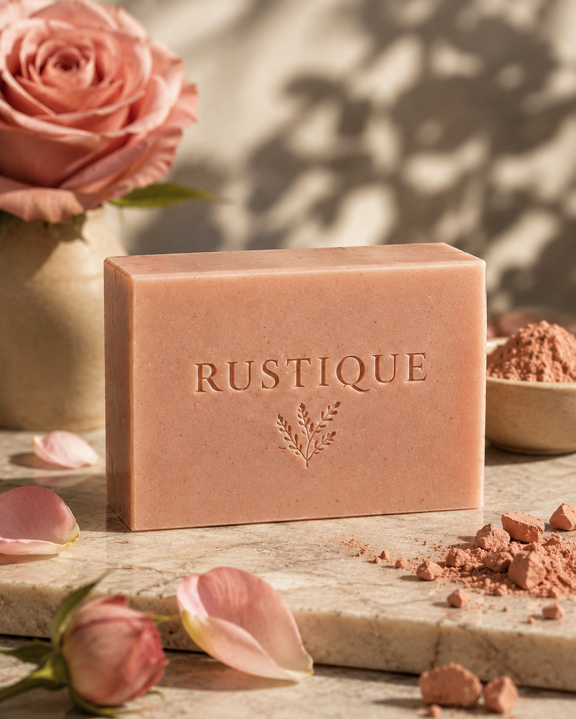 ROSE CLAY SOAP, 150 g