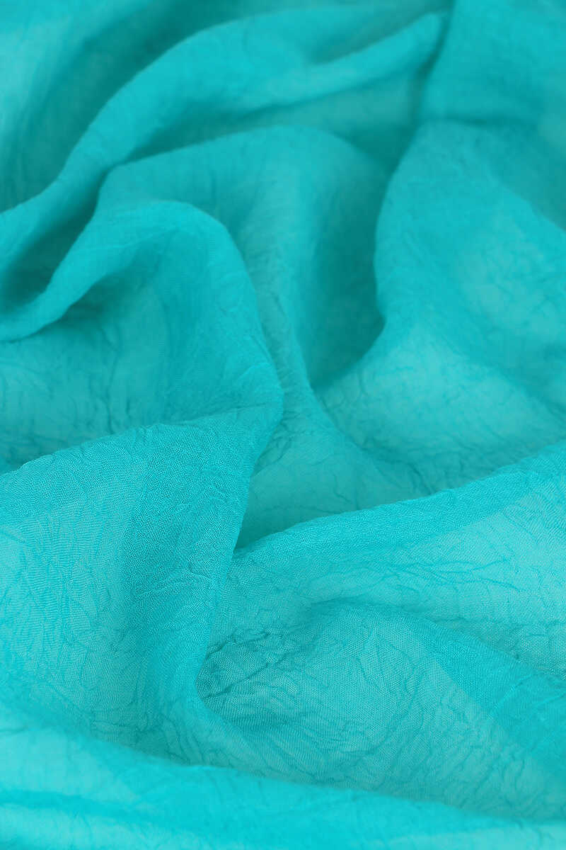 Cyan Blue Comfort Bamboo Scarf
